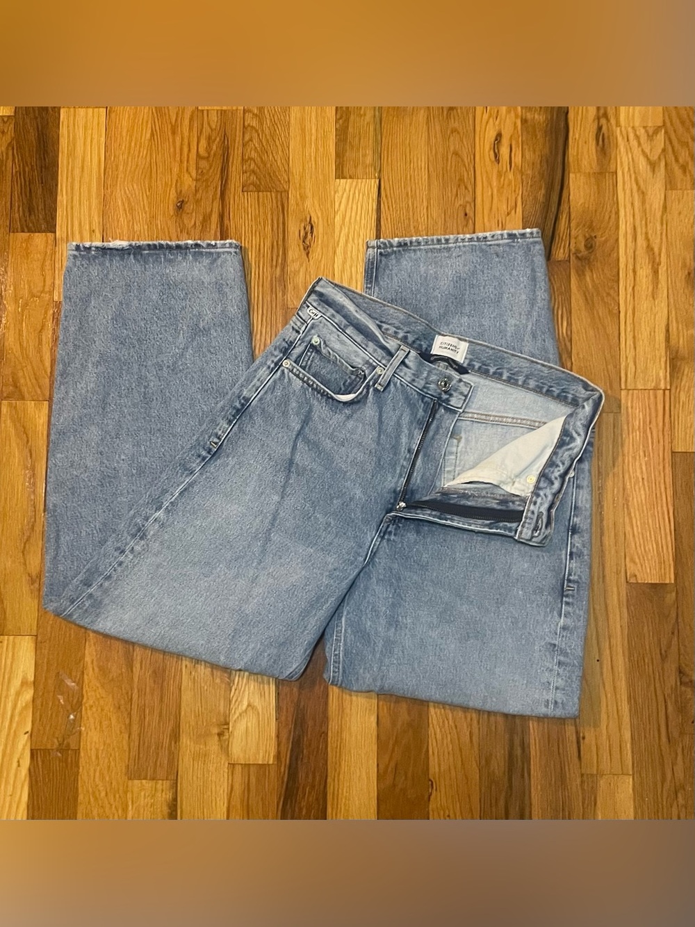 Citizens of Humanity Miro Relaxed Barrel Leg Jeans Gemini Size 26 - Picture 10 of 11